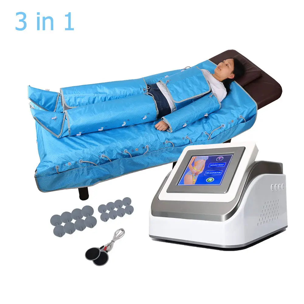 Portable Lymphatic Drainage Machine 3-in-1 EMS Massager with Heat Therapy Body Shaping Massage Equipment Default Title
