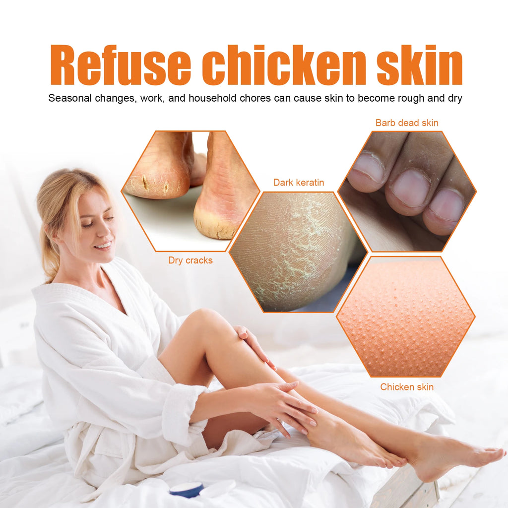 Exfoliating Foot Spray for Cracked Skin - Salon-Quality Repair Scrubs Treatments Tidesmit