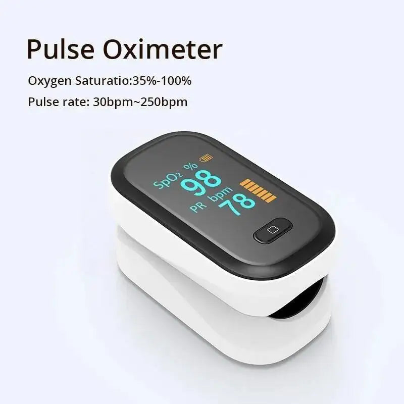 JianYouCare portable finger Pulse Oximeter Saturometer led Spo2 PR PI Oximetro De Dedo Blood Oxygen Heart Rate Saturation Meter