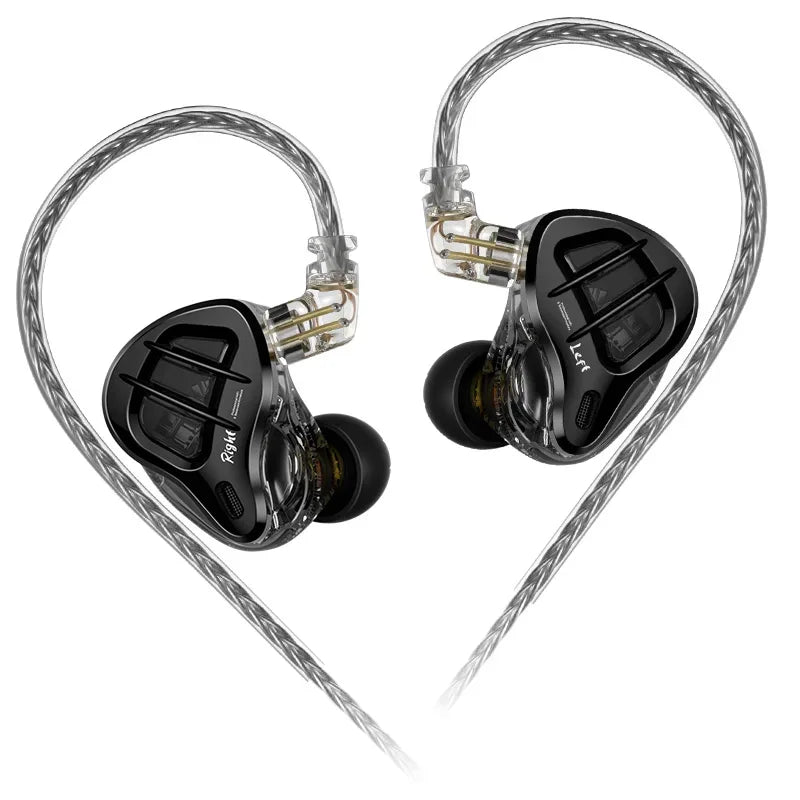 KZ ZAR 8-Driver Hybrid In-Ear Monitor Earphones by Tidesmit ZAR no mic Tidesmit