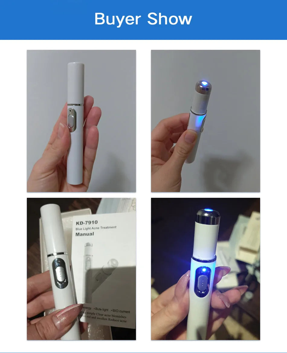Blue Light Therapy Acne Pen for Skin Repair and Wrinkle Removal Permanent Makeup Machines Tidesmit