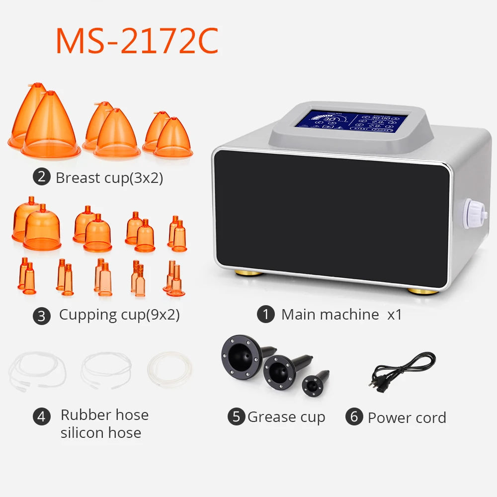 Vacuum Butt Lift Machine MS-2172 | Body Shaping Massage System Body Shaping Massage Equipment MS-2172C China Mainland