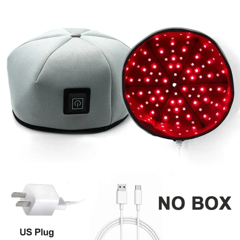 2024 New Red Light Therapy Cap Laser 660nm 830nm Red Near Infrared Hair Regrowth Hat Hair Loss Treatment Helmet Scalp Massager