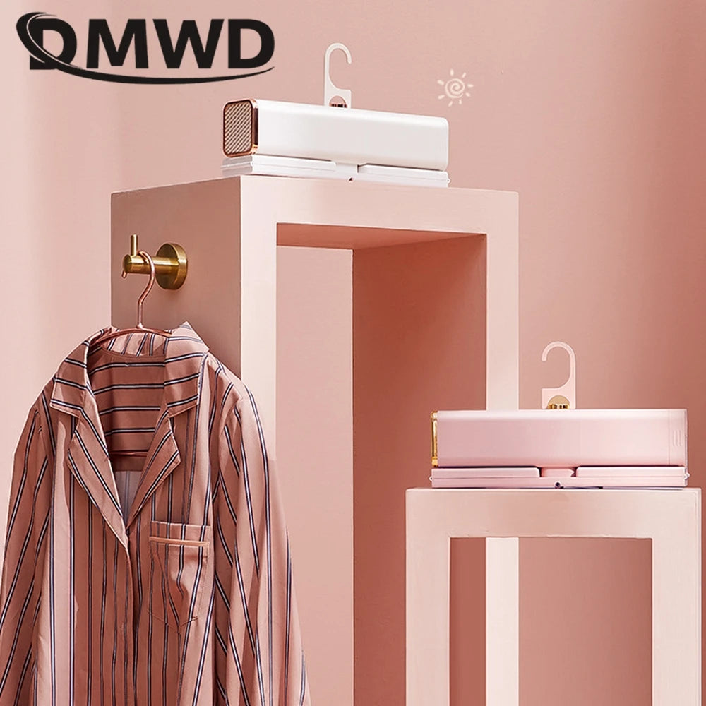 Tidesmit portable folding clothes dryer and shoe drying machine with sterilization and mite removal features.