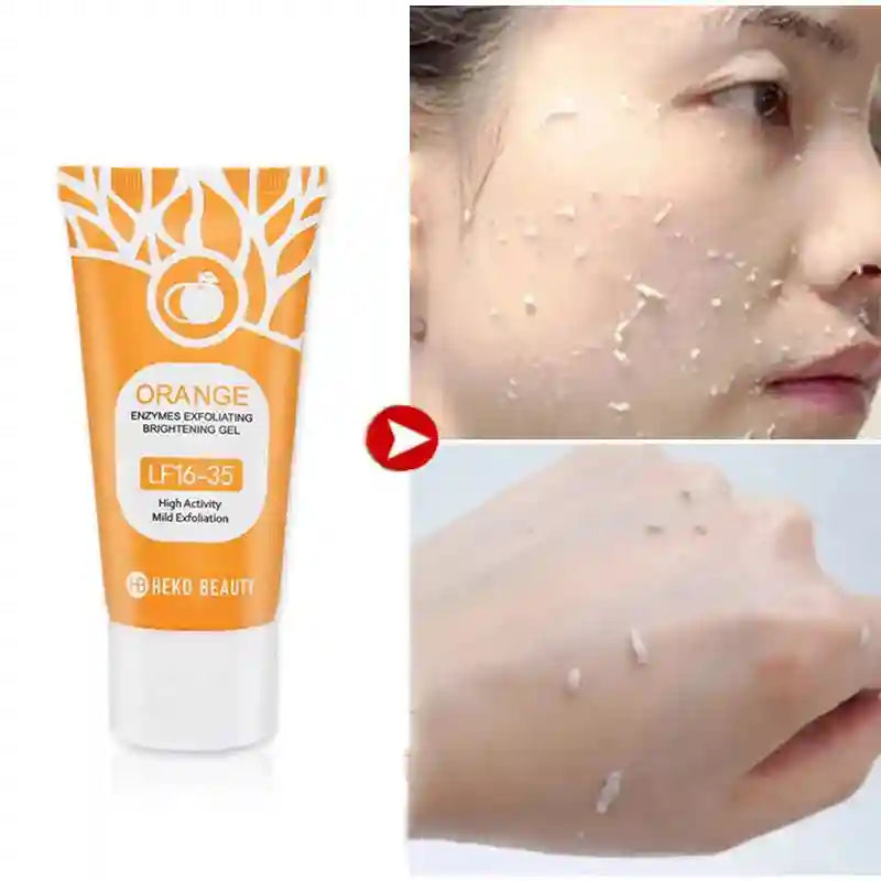 Orange Exfoliating Gel 100g | Deep Pore Cleanser & Skin Brightening Scrubs Treatments Tidesmit
