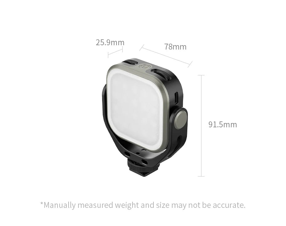 RGB Video Light for Camera & Smartphone - VL66 Portable LED Tidesmit