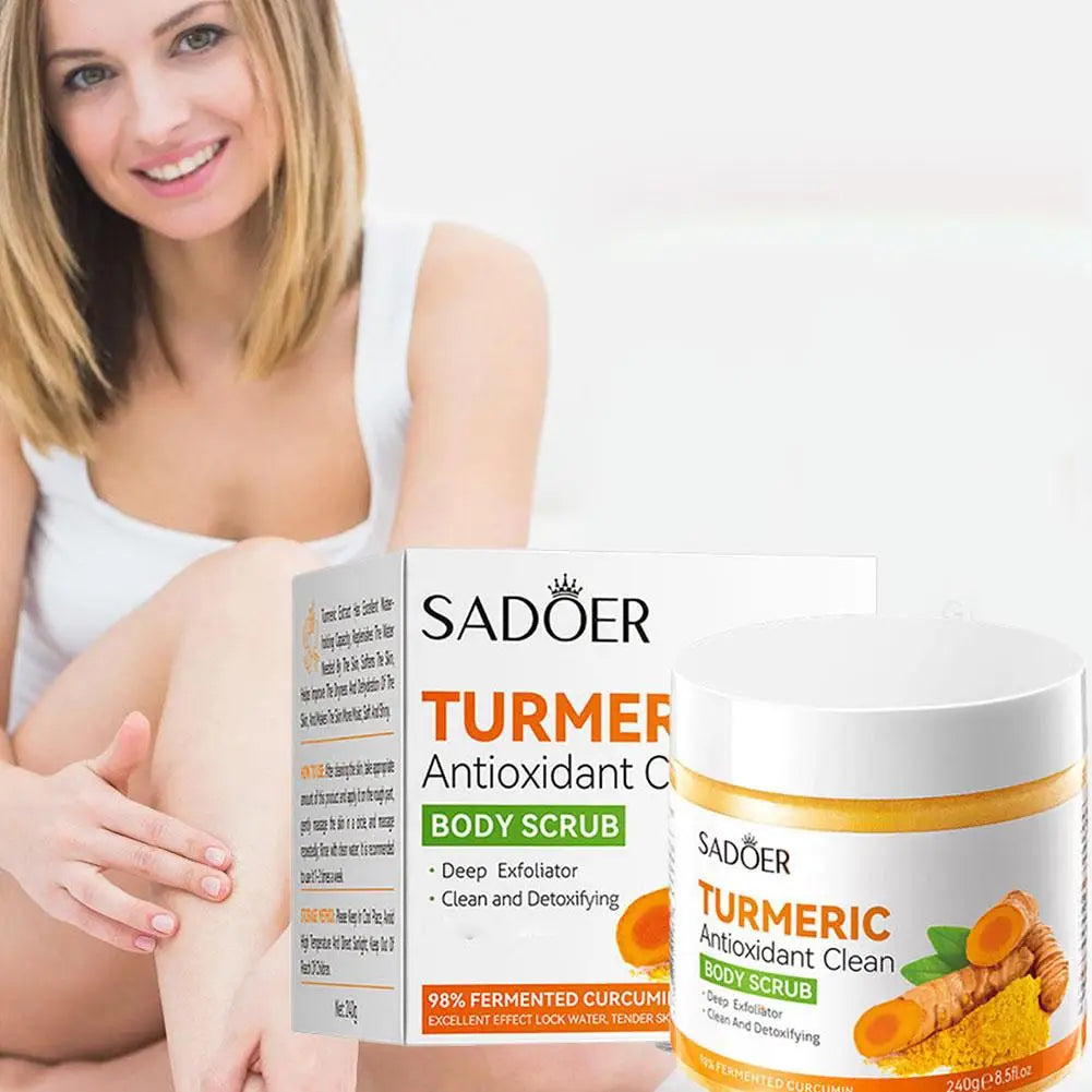 Turmeric Brightening Scrub - Natural Exfoliating Body Polish by Tidesmit Scrubs Treatments Tidesmit