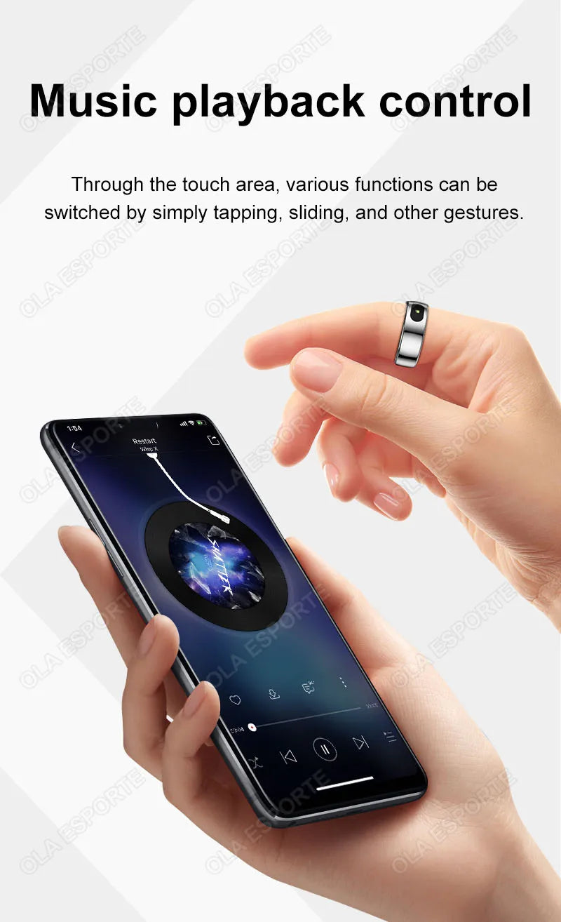 Tidesmit Smart Health Ring - Advanced Heart Rate & Oxygen Monitor Tidesmit
