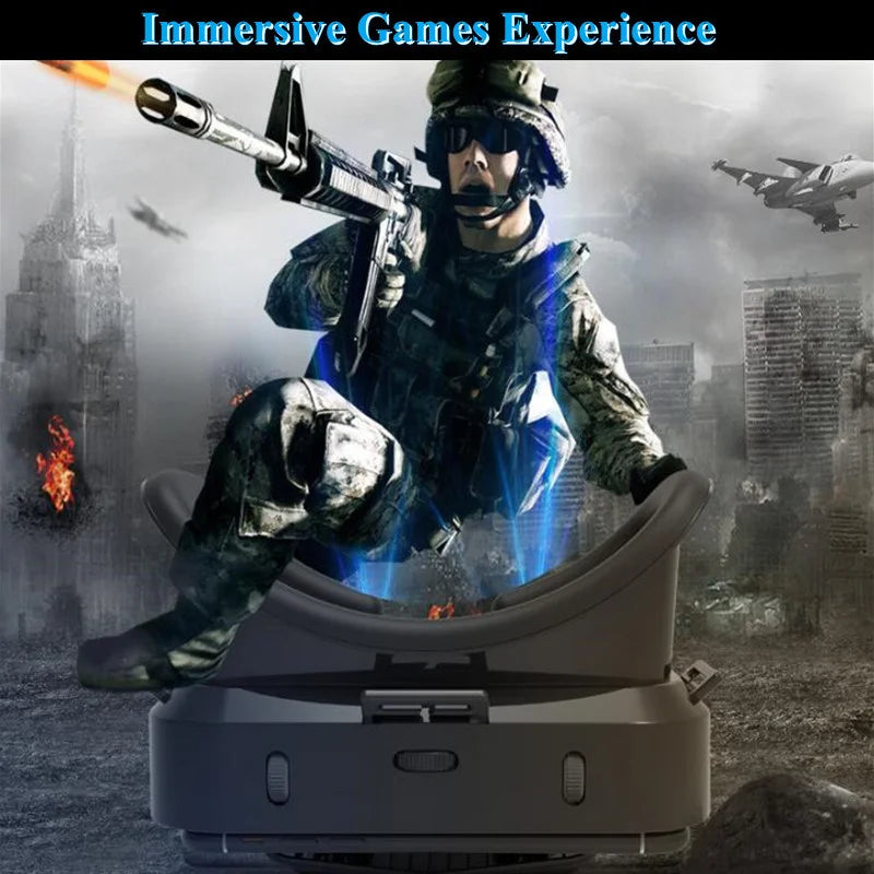 VR Headset for Smartphones - Lightweight Immersive Mobile VR Glasses Tidesmit