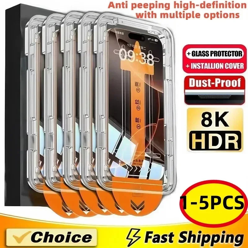 iPhone Tempered Glass Screen Protector - 9H Hardness Case-Friendly Guard Tidesmit