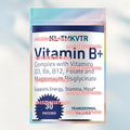 30 Patches Vitamin B Complex Transdermal Patches with Vitamin D3 B12 B6 for Energy, Focus, Mood & Nerve Health