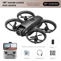Mini GPS Camera Drone with 8K Dual Lens & Obstacle Avoidance Black Dual 8K Tidesmit