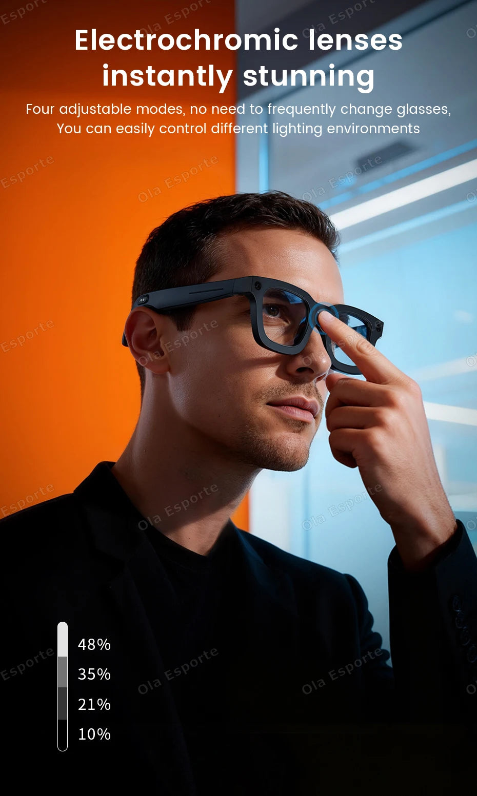 AI Smart Glasses with Video Camera & Bluetooth Calls | Tidesmit Tidesmit
