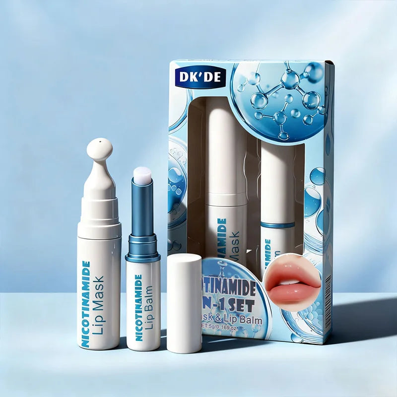 Lip Care & Hydrating Lip Mask Set - Cruelty-Free Night Repair Lip Care Tidesmit