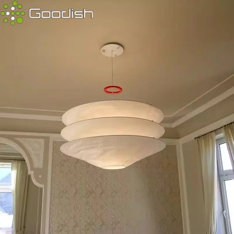 Wabi-Sabi Paper Pendant Light - Large Japanese Minimalist Hanging Lamp Tidesmit