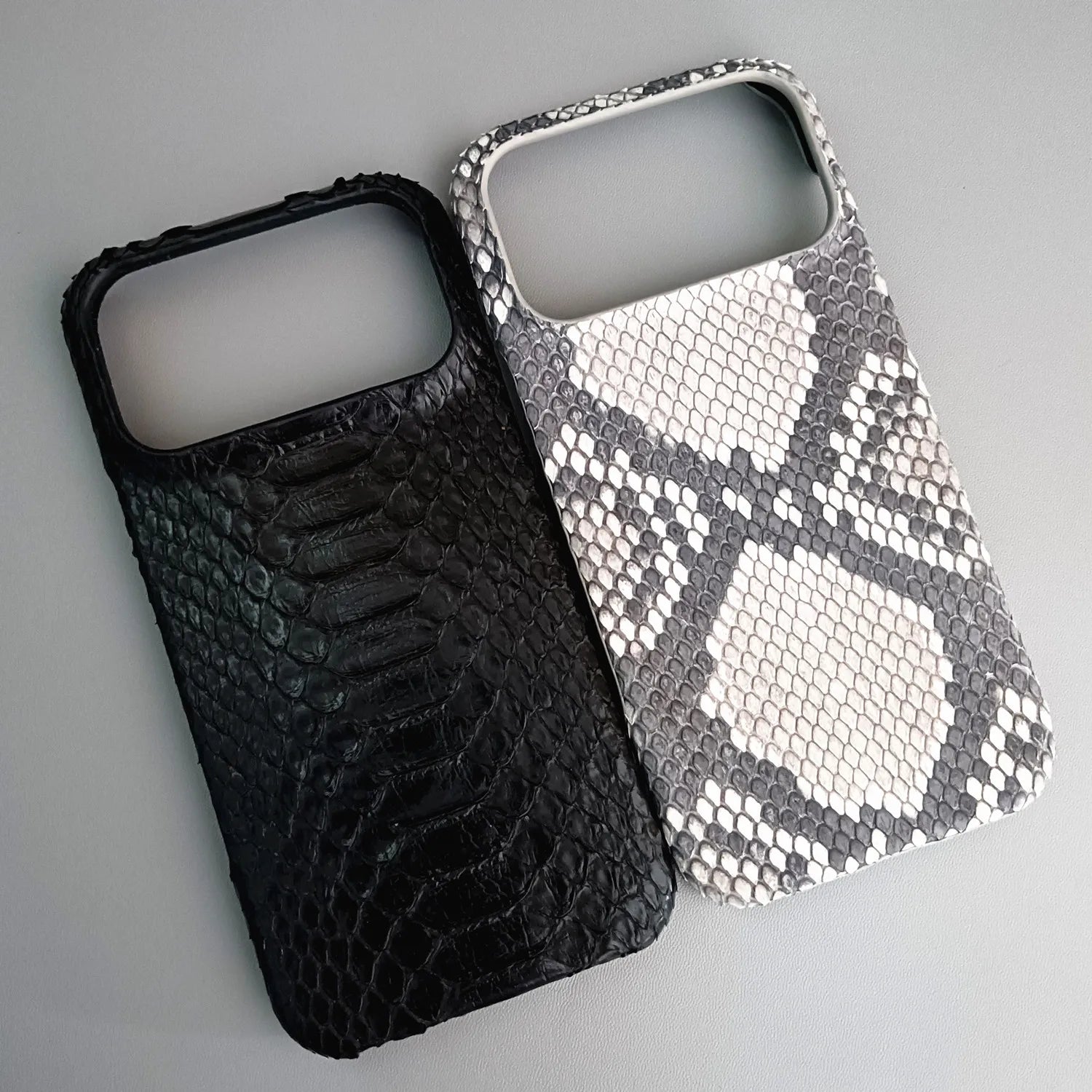 Python Leather iPhone Case: Genuine Snakeskin Slim Fit Protection Tidesmit