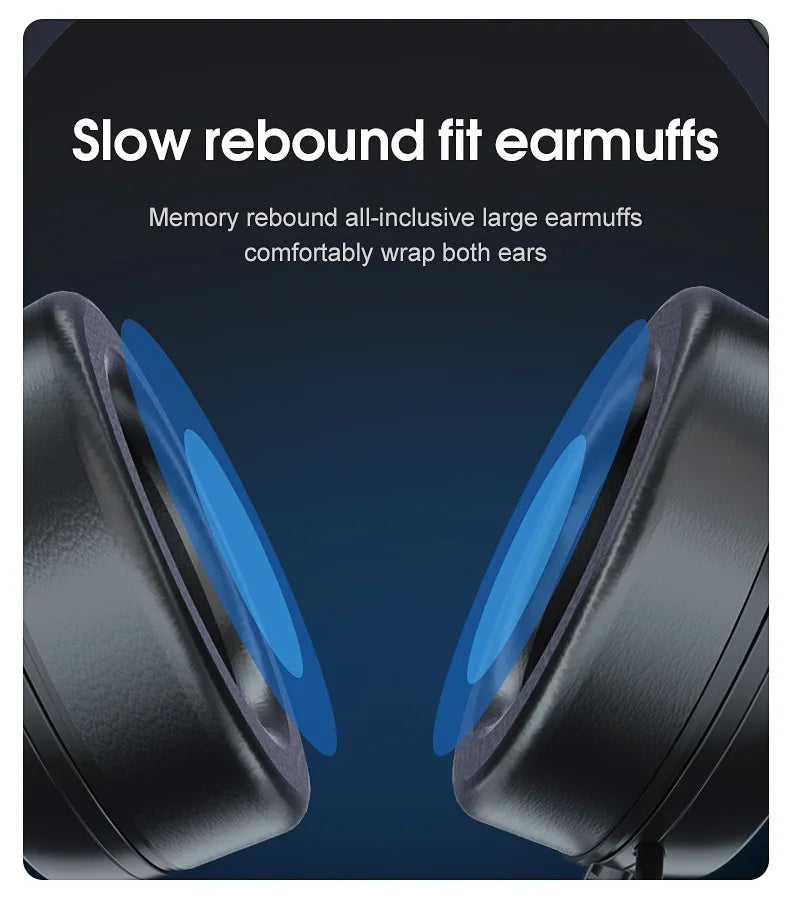 Gaming Headset with 7.1 Surround Sound and Noise Cancelling Microphone Tidesmit