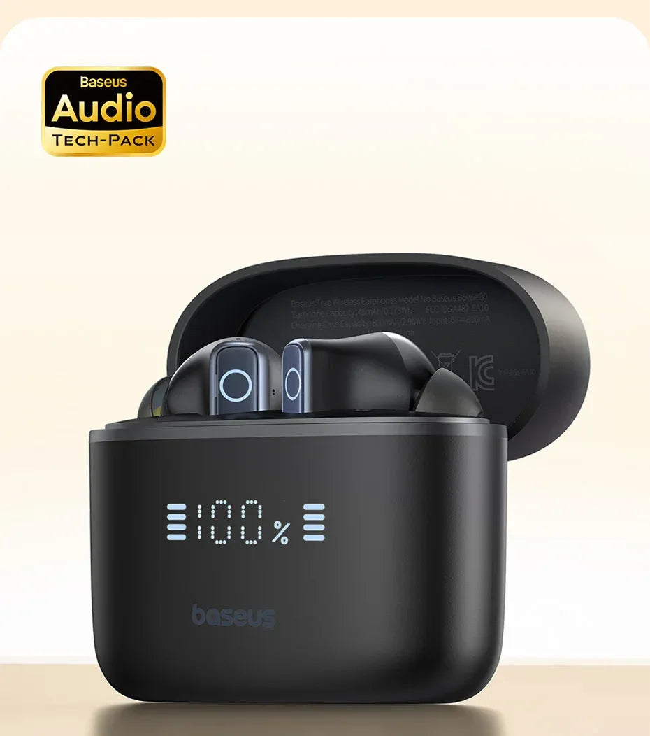 Tidesmit Wireless Noise Canceling Earbuds - 65Hr Playtime Bluetooth 5.3 Tidesmit