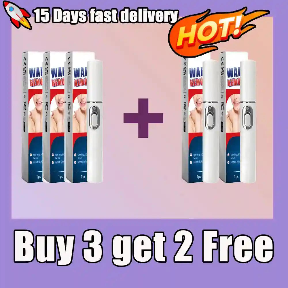 Wart Removal Laser Pen | Blue Light Skin Care & Precision Tool Lip Care Buy 3 Get 2 Free Tidesmit