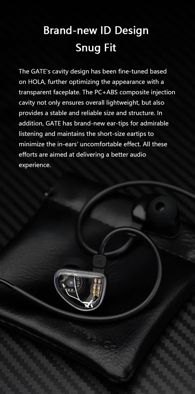 TRUTHEAR GATE In-Ear Monitors Dynamic Driver Wired Audio - Tidesmit Tidesmit