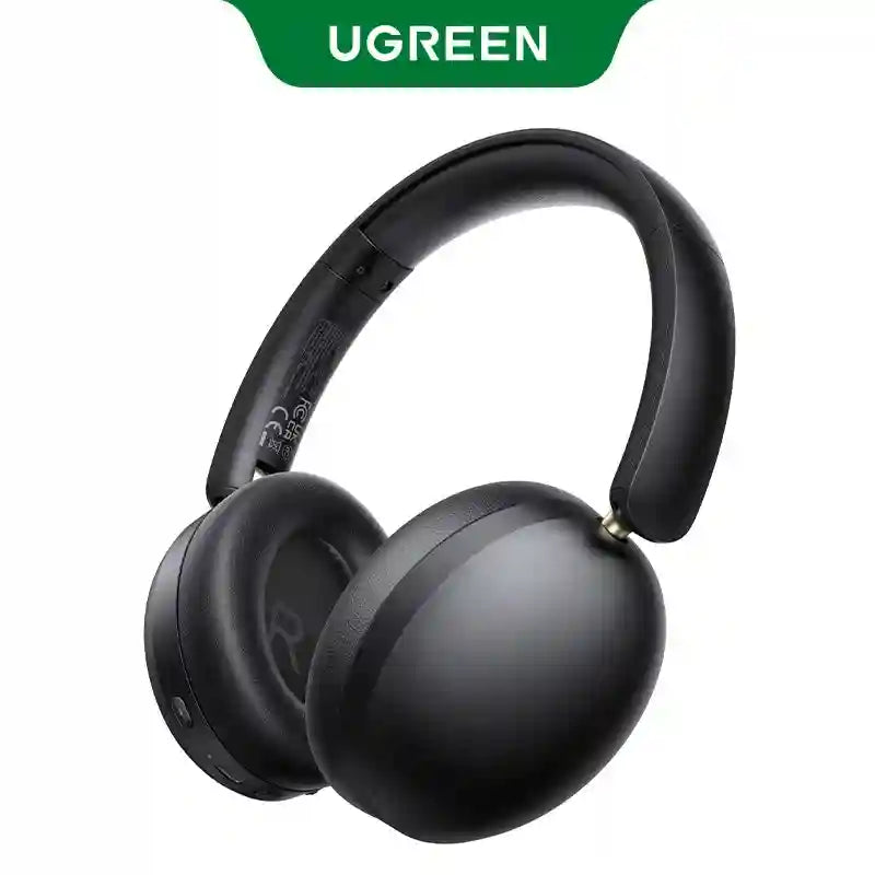 Wireless Over-Ear Headphones with 80H Playtime and Noise Cancellation Black Tidesmit