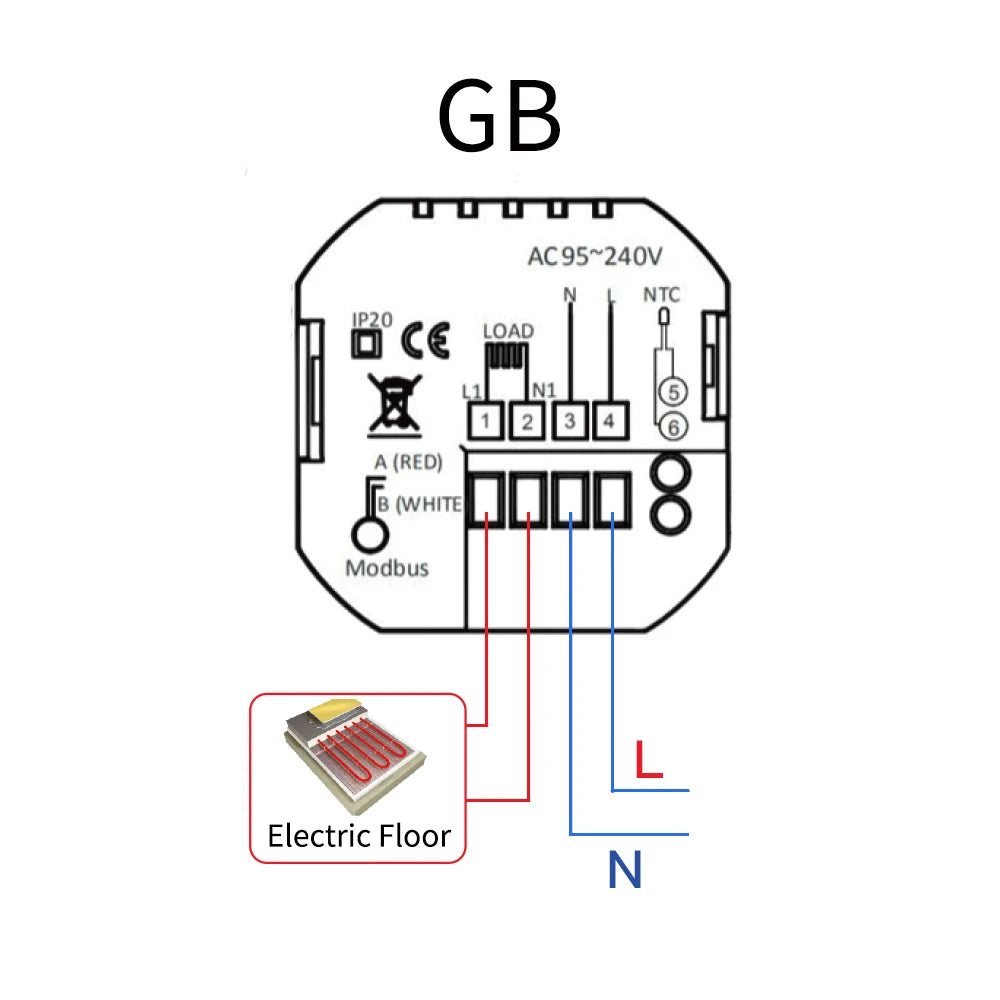 Smart WiFi Thermostat Temperature Controller Water Electric Warm Floor Heating Water Gas Boiler Works with Echo Google Home Tuya
