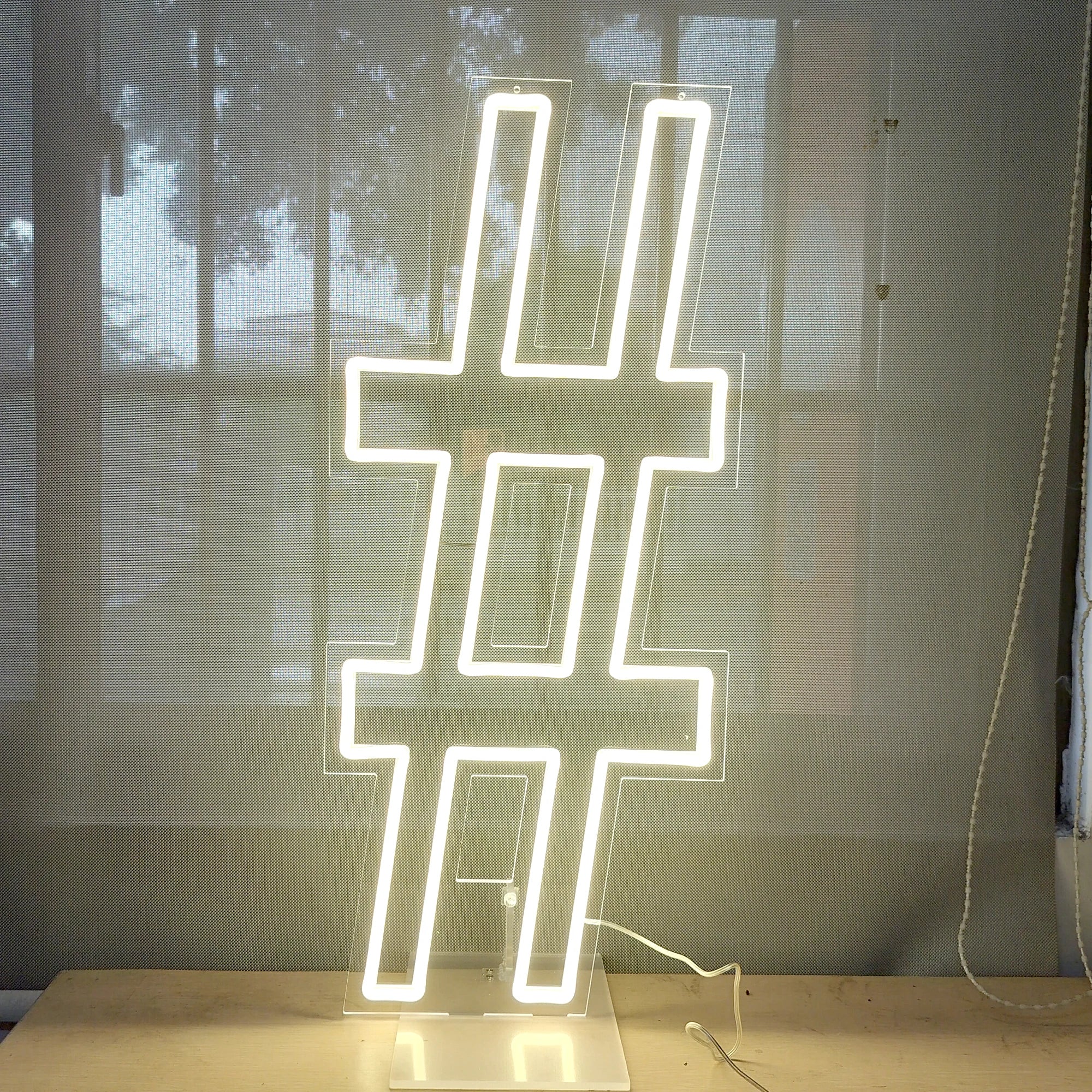 76cm Tall LED Alphabet Light Up Letters for Professional Event Decor 76cm White Tidesmit