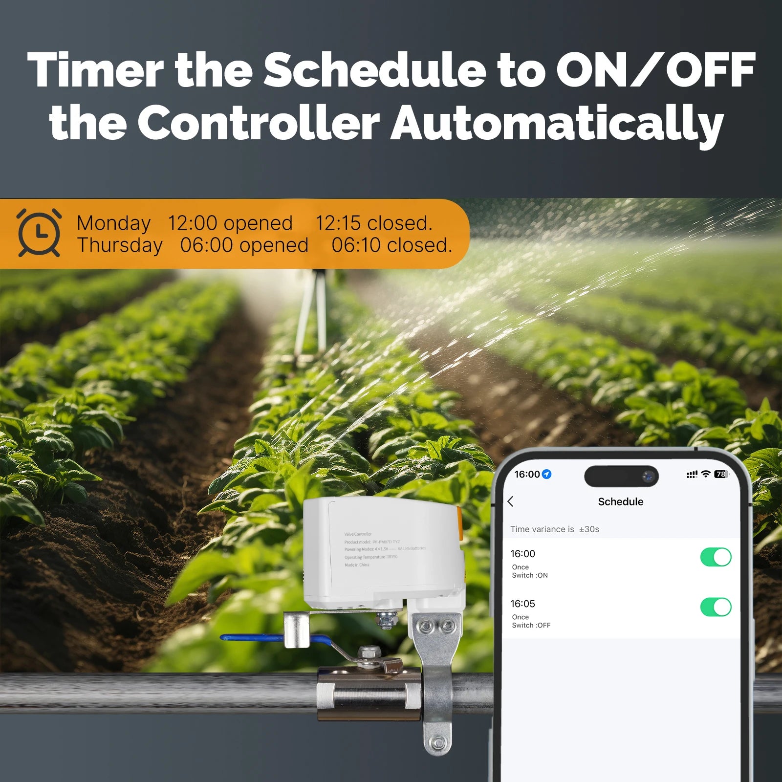Zigbee Smart Water Valve Controller | Automatic Voice-Controlled Shut-Off Tidesmit