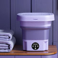 Tidesmit portable foldable washing machine with spin dryer for socks and underwear, compact mini household laundry unit