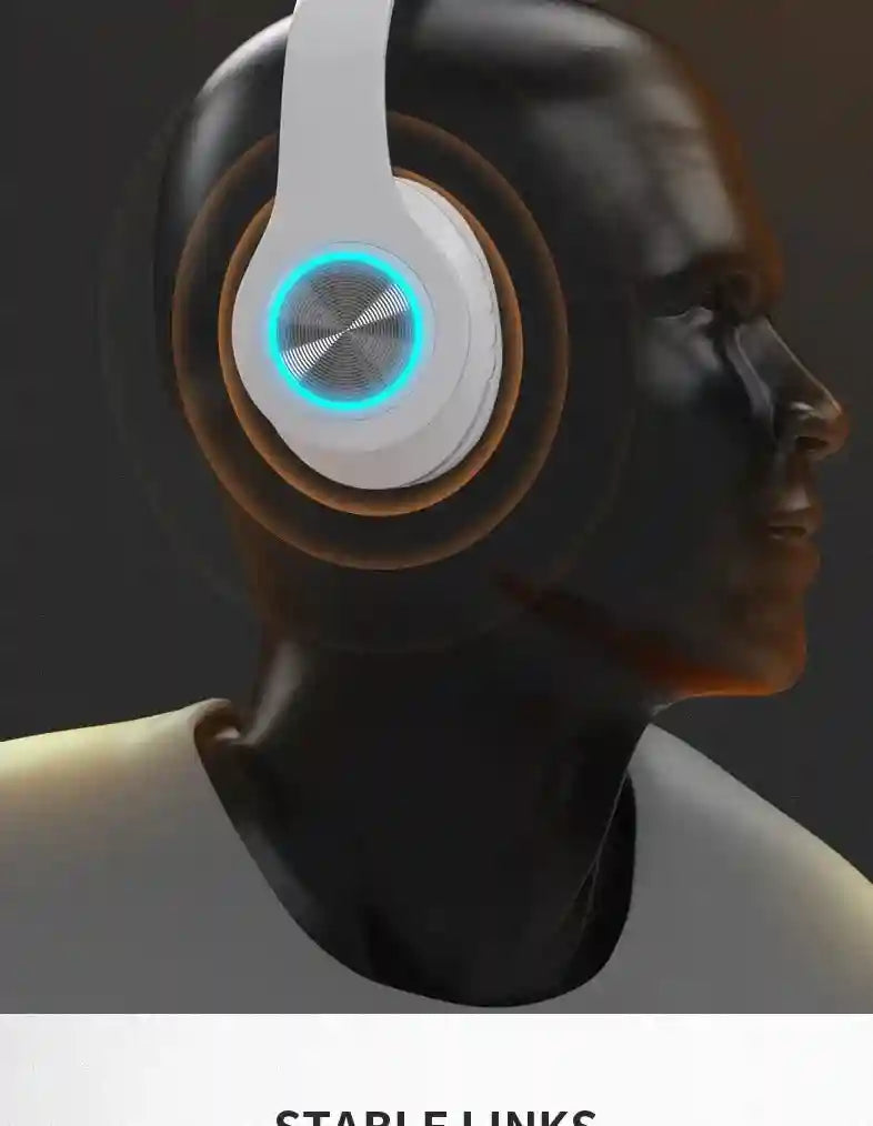 Wireless Over-Ear Headphones with Active Noise Cancellation - Black Tidesmit