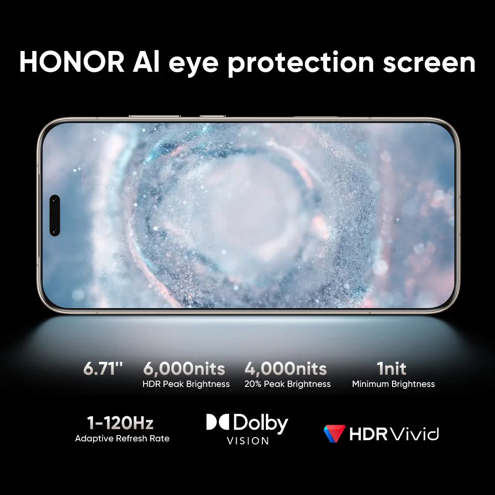 Honor Magic 8 Pro 5g Smartphone Global Version Snapdragon 8 Elite Gen 5 200Mp Ultra Night Telephoto Ois 6270Mah 100W Supercharge 80W Wireless 6.71"Oled Nfc
