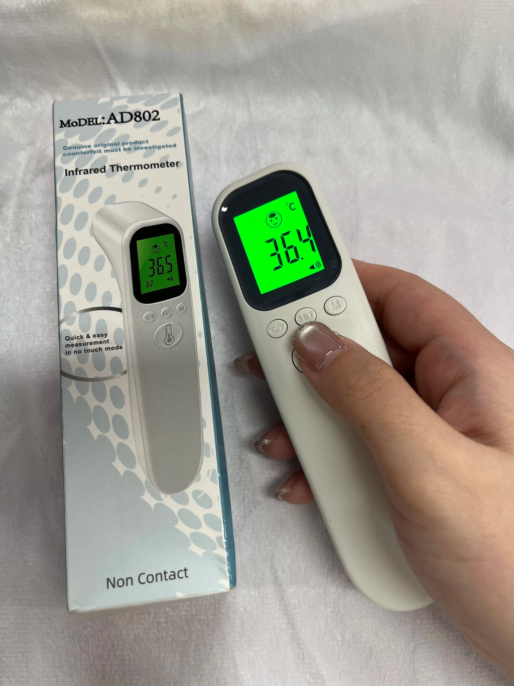 Medical Digital Infrared Forehead Thermometer with LED Display | Accurate Body Temperature Fever Check for Adults and Babies