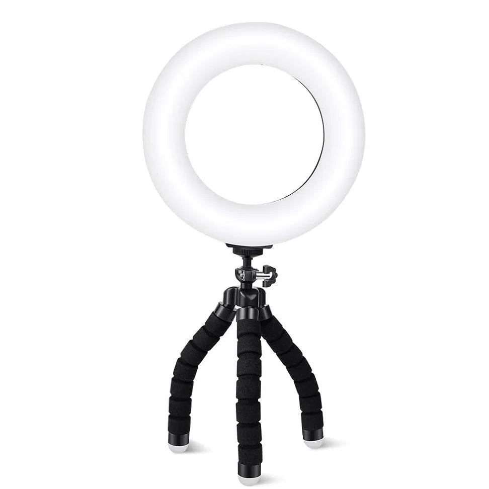 LED Ring Light with Tripod Stand - Adjustable Content Creation Lighting Tidesmit