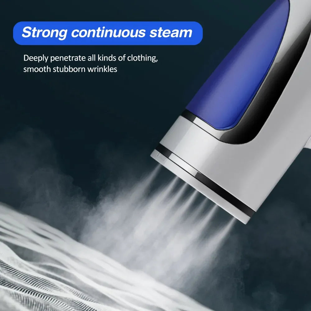 Tidesmit 1600W portable foldable garment steamer featuring a compact design for easy travel and efficient steaming
