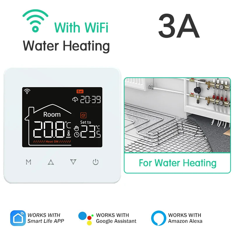 WiFi Smart Floor Heating Thermostat for Precise Home Temperature Control Water Heating 1 China Mainland Tidesmit