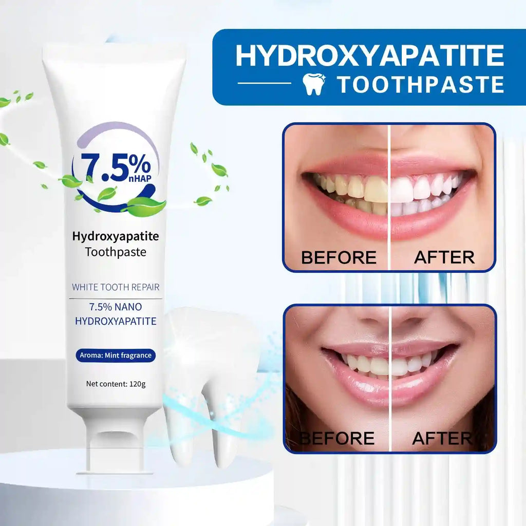 Tidesmit hydroxyapatite toothpaste and whitening pen set for gentle stain removal and enamel repair