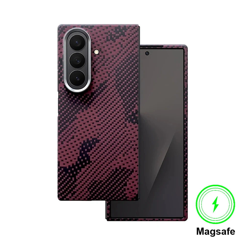Samsung Galaxy Z Fold 7 Aramid Carbon Fiber Magnetic Case Magsafe T3 Tidesmit