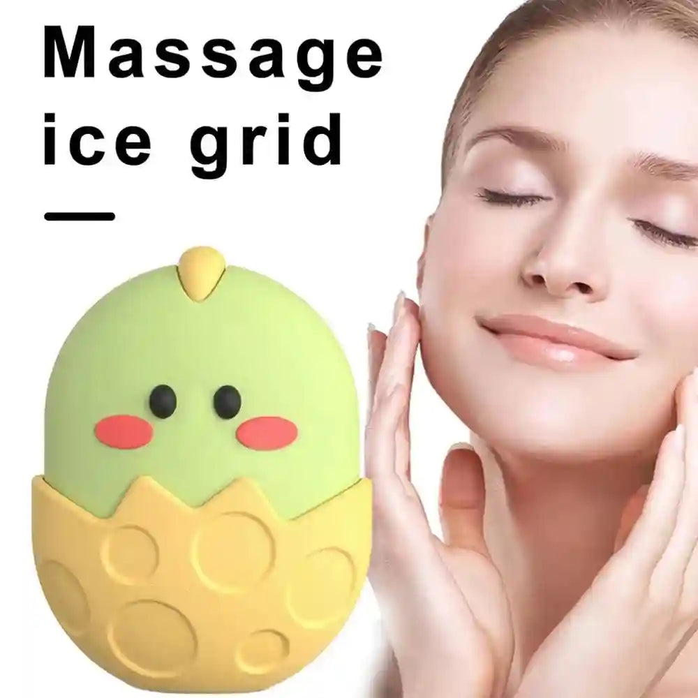 Facial Ice Roller for Depuffing | Silicone Skin Cooling Tool Eye Massage Instrument Tidesmit