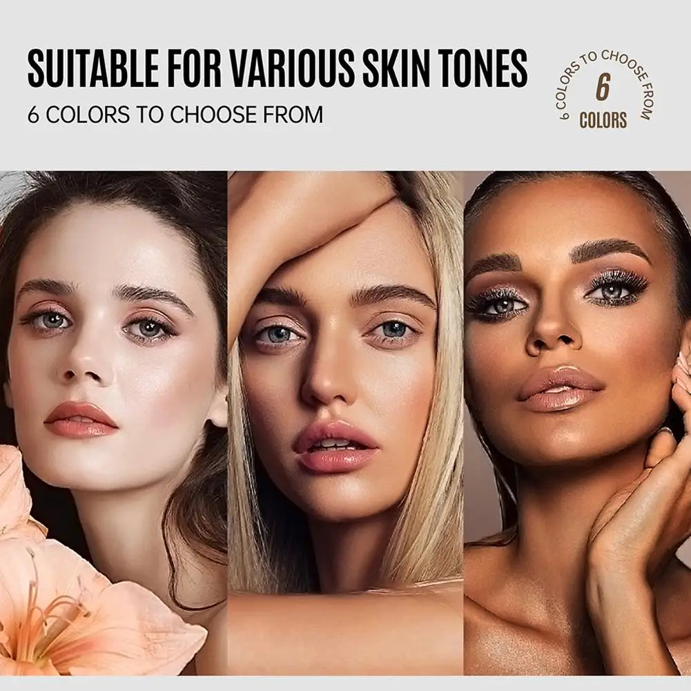 Tidesmit long lasting full coverage matte liquid foundation texture close-up for natural base makeup look