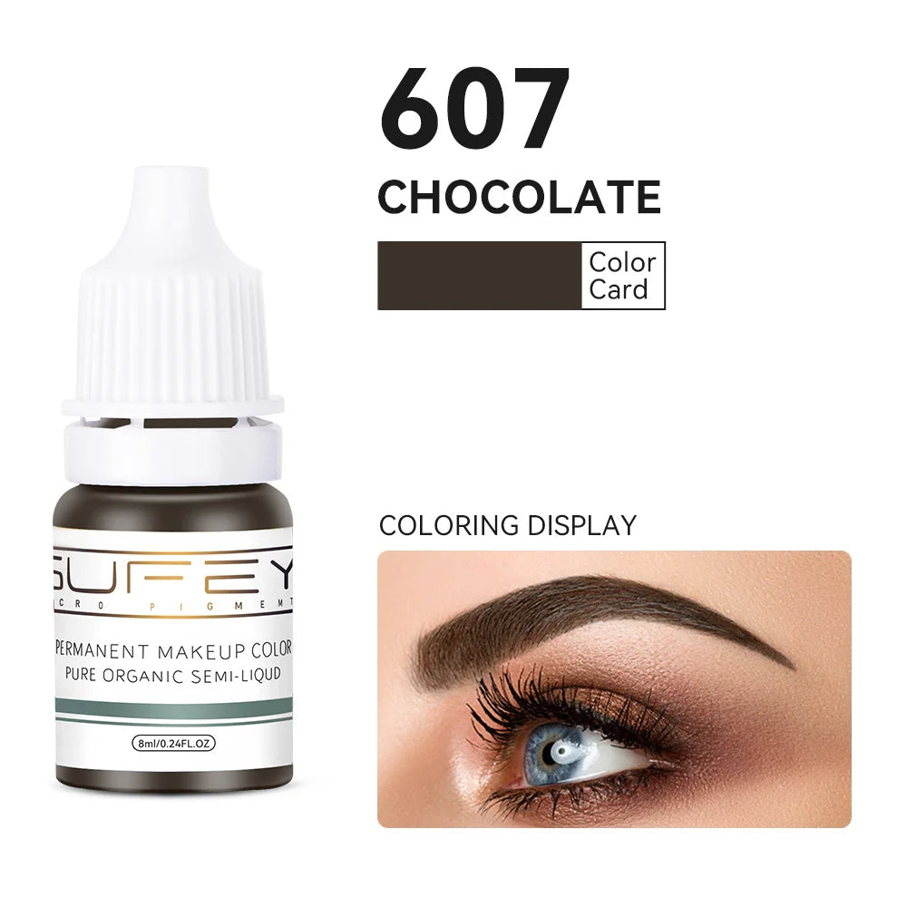Microblading Pigment 8ml - Professional Permanent Makeup Brow Ink Permanent Makeup Machines Tidesmit