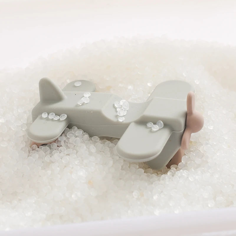 1Pcs Food Grade Baby Silicone Teether Toy Cartoon Car Nursing Teething Ring BPA Free Newborn Health Molar Chewing Accessorie Toy