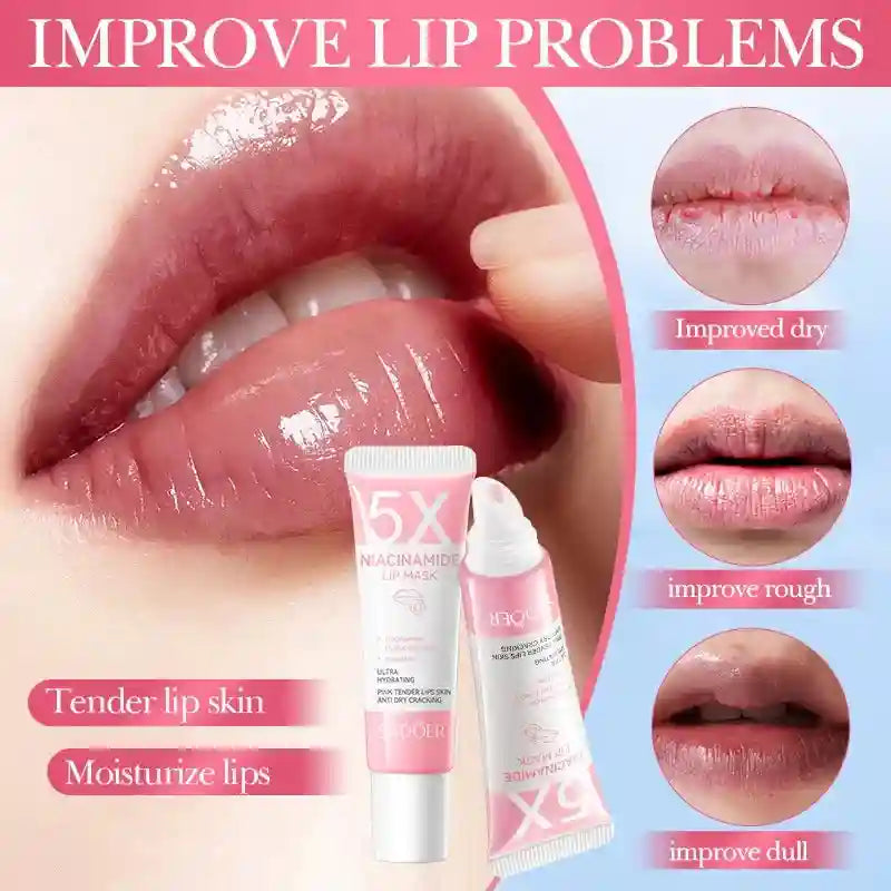 Niacinamide Plumping Lip Mask - Nourishing 10g Lip Treatment Lip Care Tidesmit