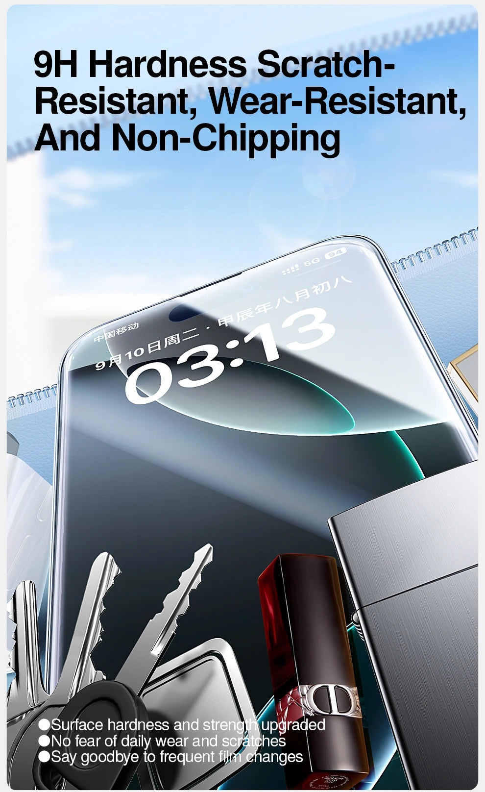 SmartDevil 1/2 PCS Dust-free Box Screen Protector for iPhone 17 Pro Max 17 Pro HD Tempered Glass Film for iPhone 17 Anti-scratch AE Tidesmit