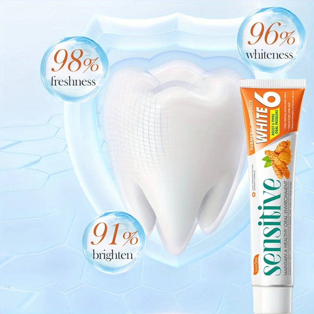 Tidesmit turmeric toothpaste 100g for deep cleaning and natural teeth whitening