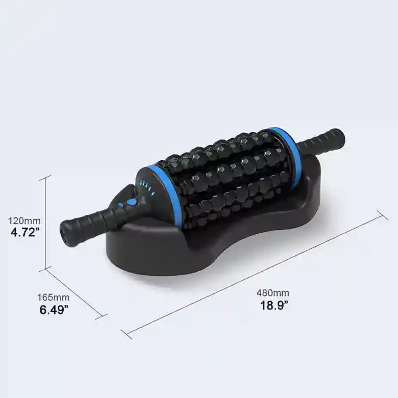 Tidesmit Electric Massage Roller | Deep Tissue Muscle Recovery | Black Massage Roller Tidesmit
