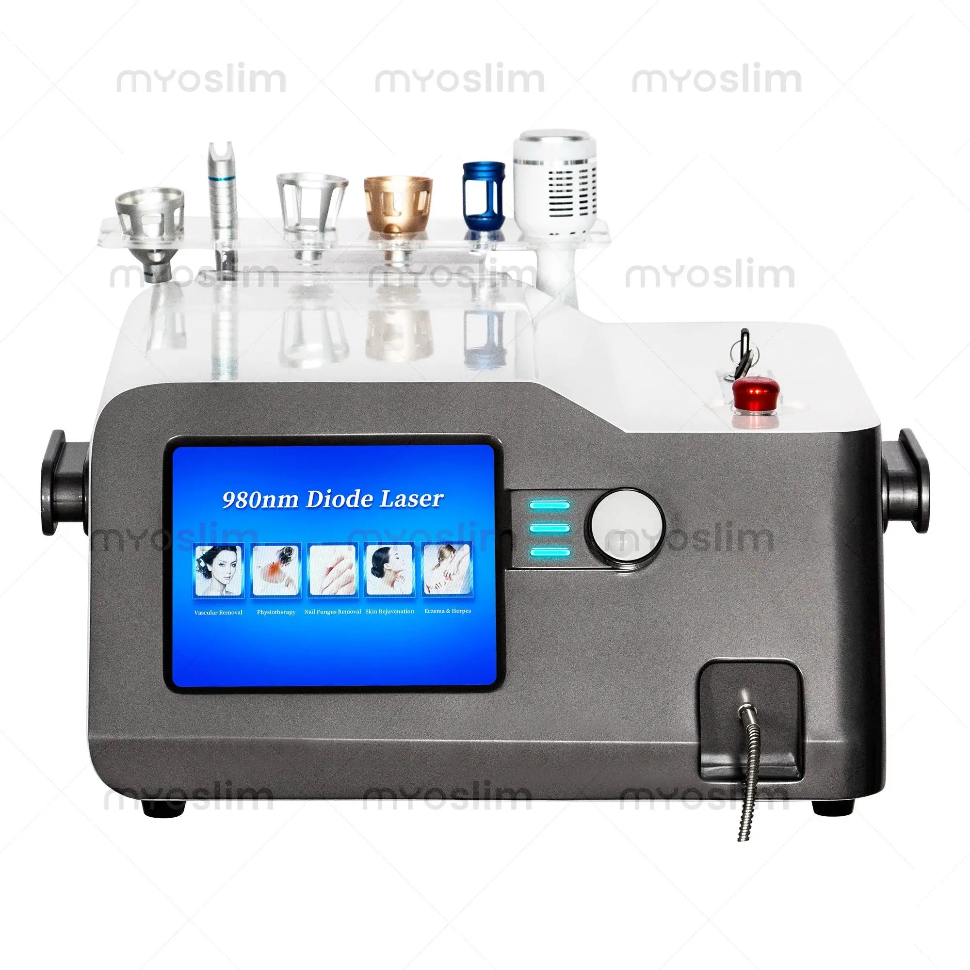 980nm Diode Laser Vascular Vein Removal Device 6-in-1 Therapy Relaxation Treatment 5 in1 Tidesmit