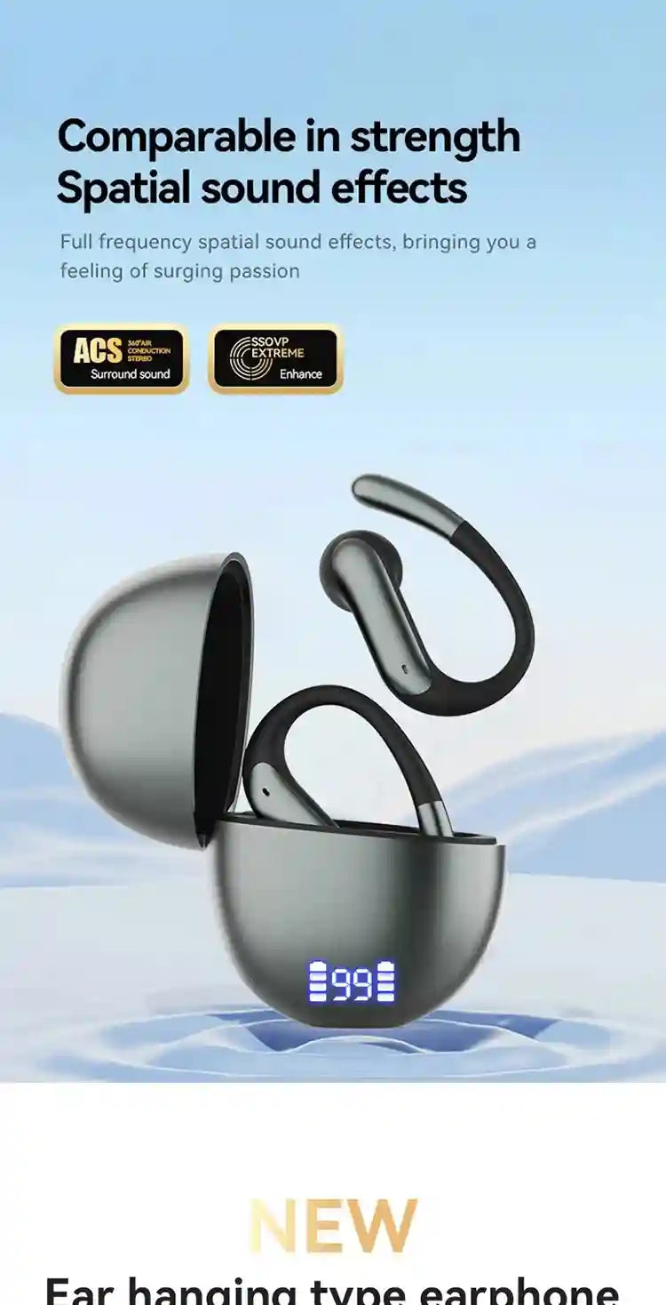 Wireless Over-Ear Headphones with Active Noise Cancellation - Gray/Black/Purple Tidesmit