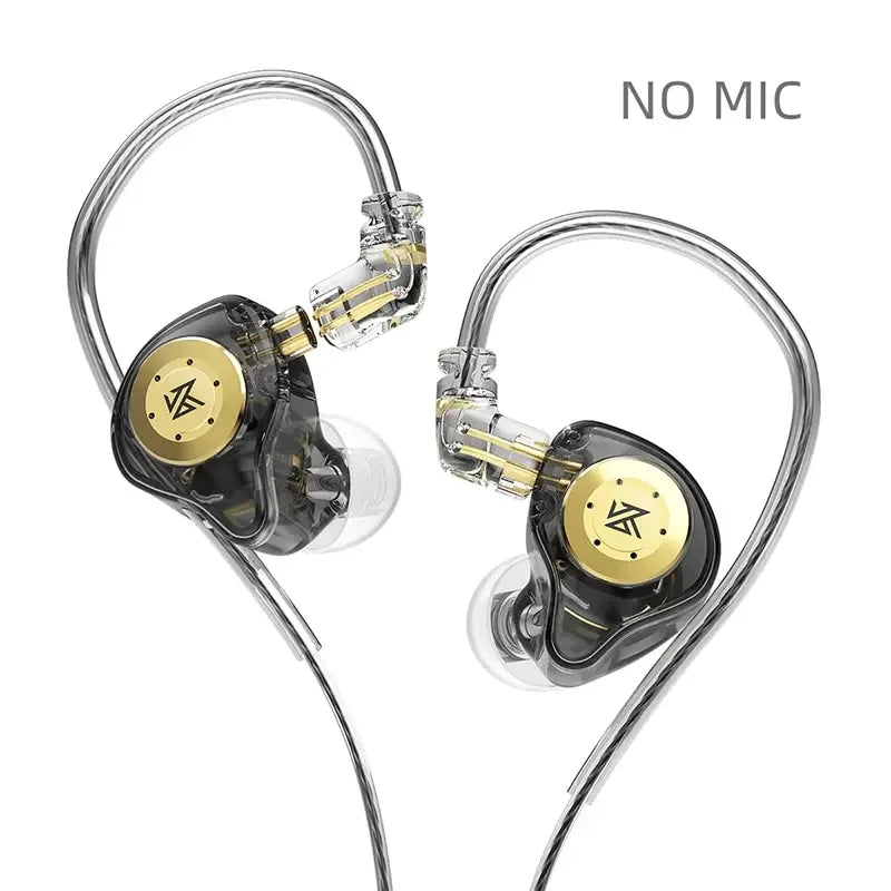 KZ EDX Pro In-Ear Monitors | Tidesmit HiFi Bass Wired Earbuds EDXProBlack NOMIC Tidesmit