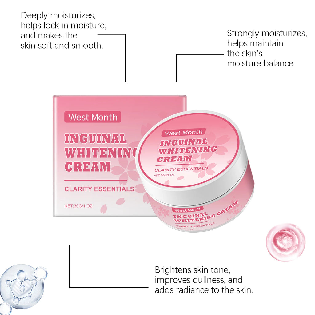 Niacinamide Body Whitening Cream For Underarm Bleaching Armpit Lightening Intimate Area  Moisturizer Korean Skin Care Product