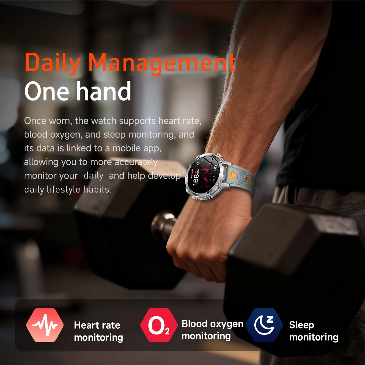 LIGE TANK Ultra Military Smart Watch 1400mAh Battery 10ATM Waterproof Heart Rate LED Flashlight Sports Bracelet Men Smartwatch